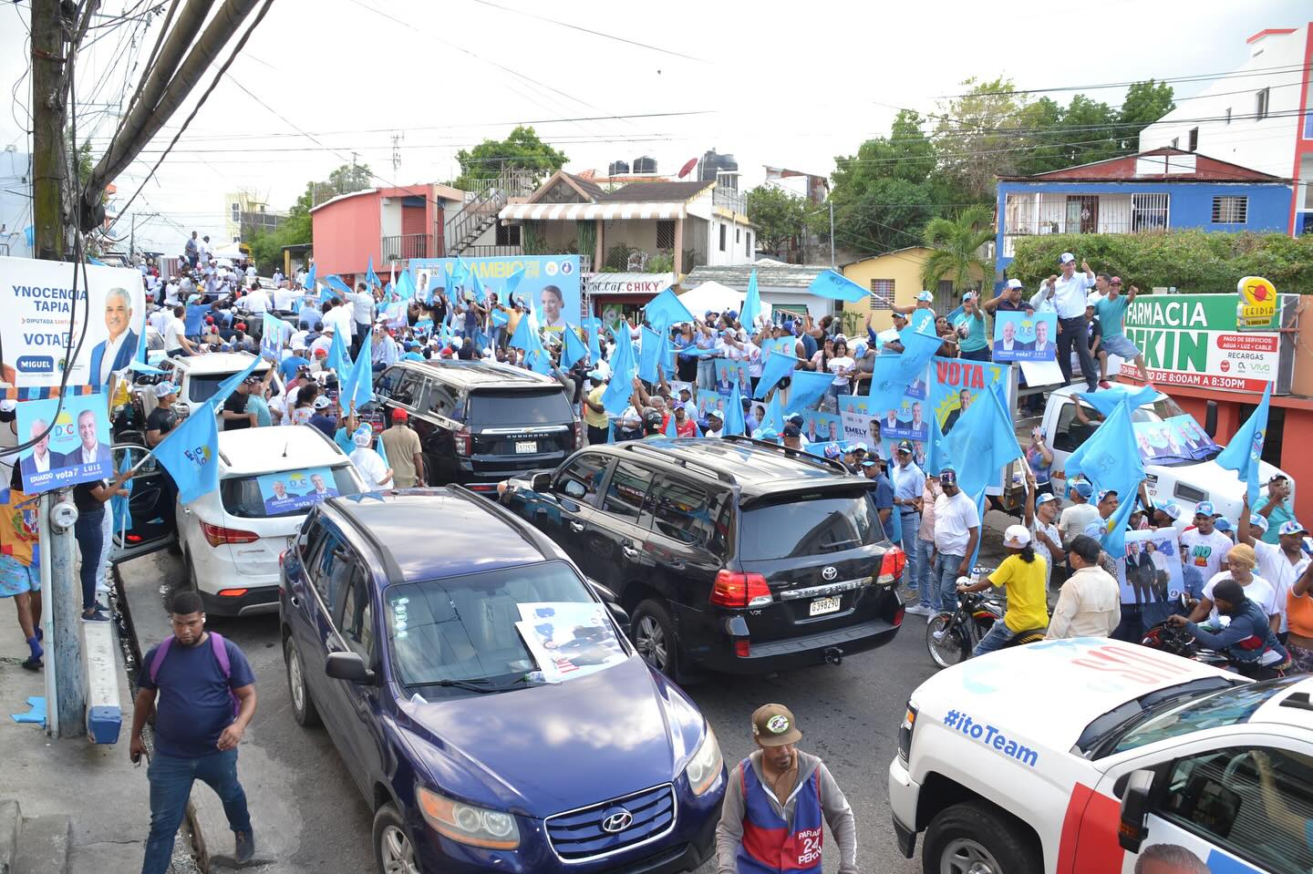 Movilización del partido